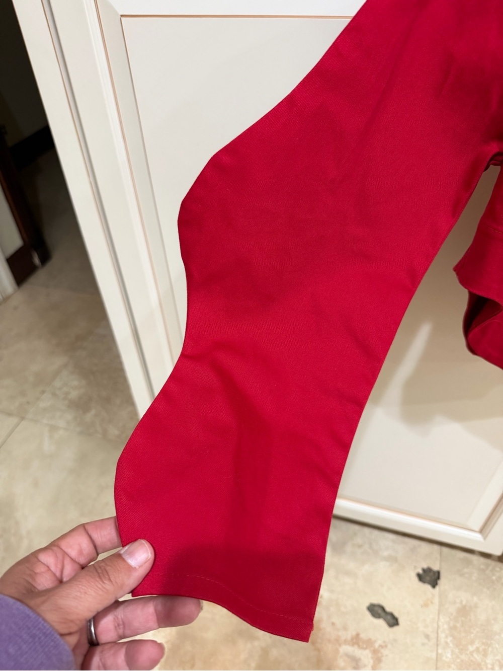 SELFI Two Wave Cropped Shirt Red South Africa (124) - Picture 9 of 12